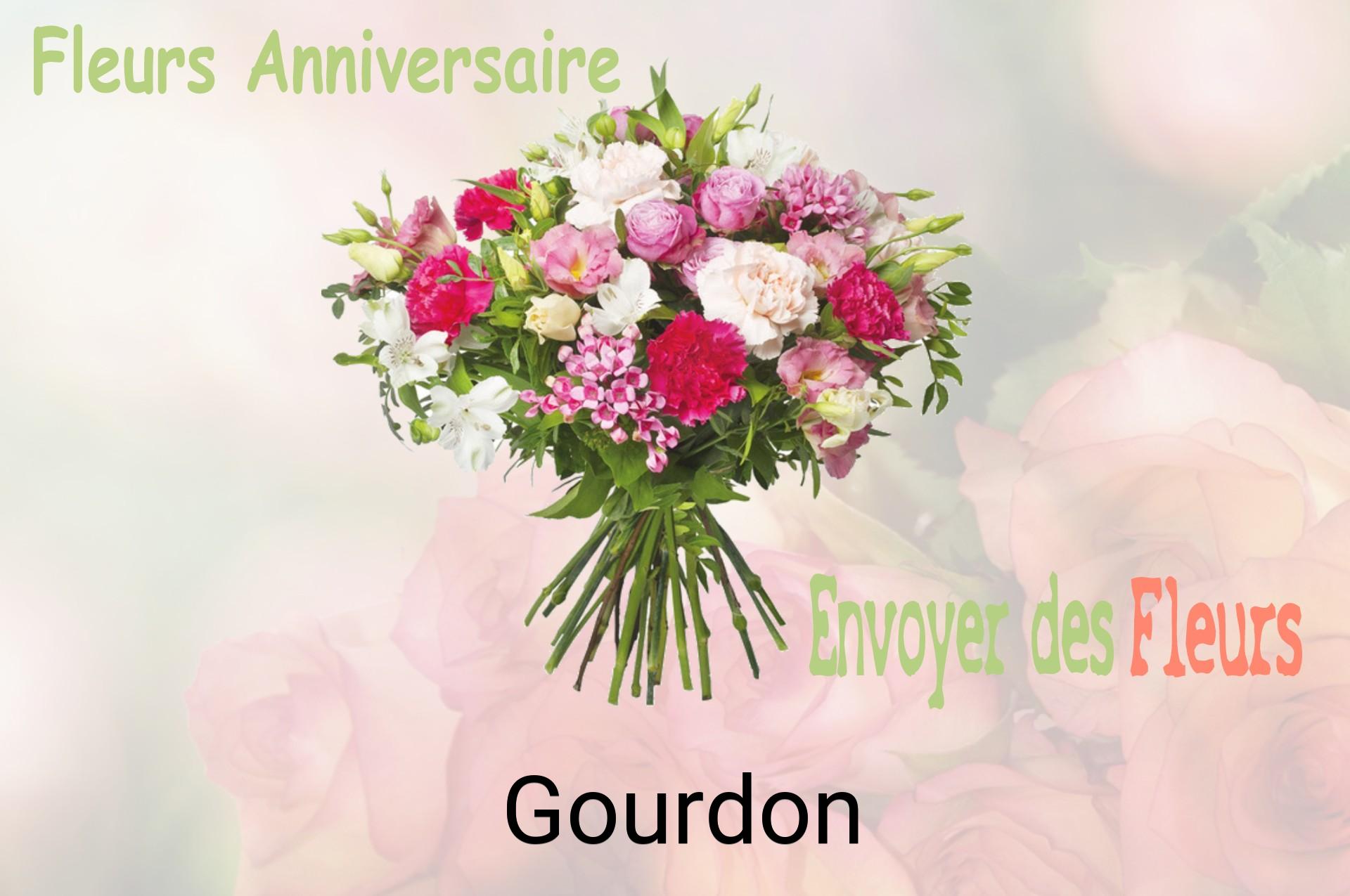 Bouquet de fleurs d’anniversaire livré à Gourdon