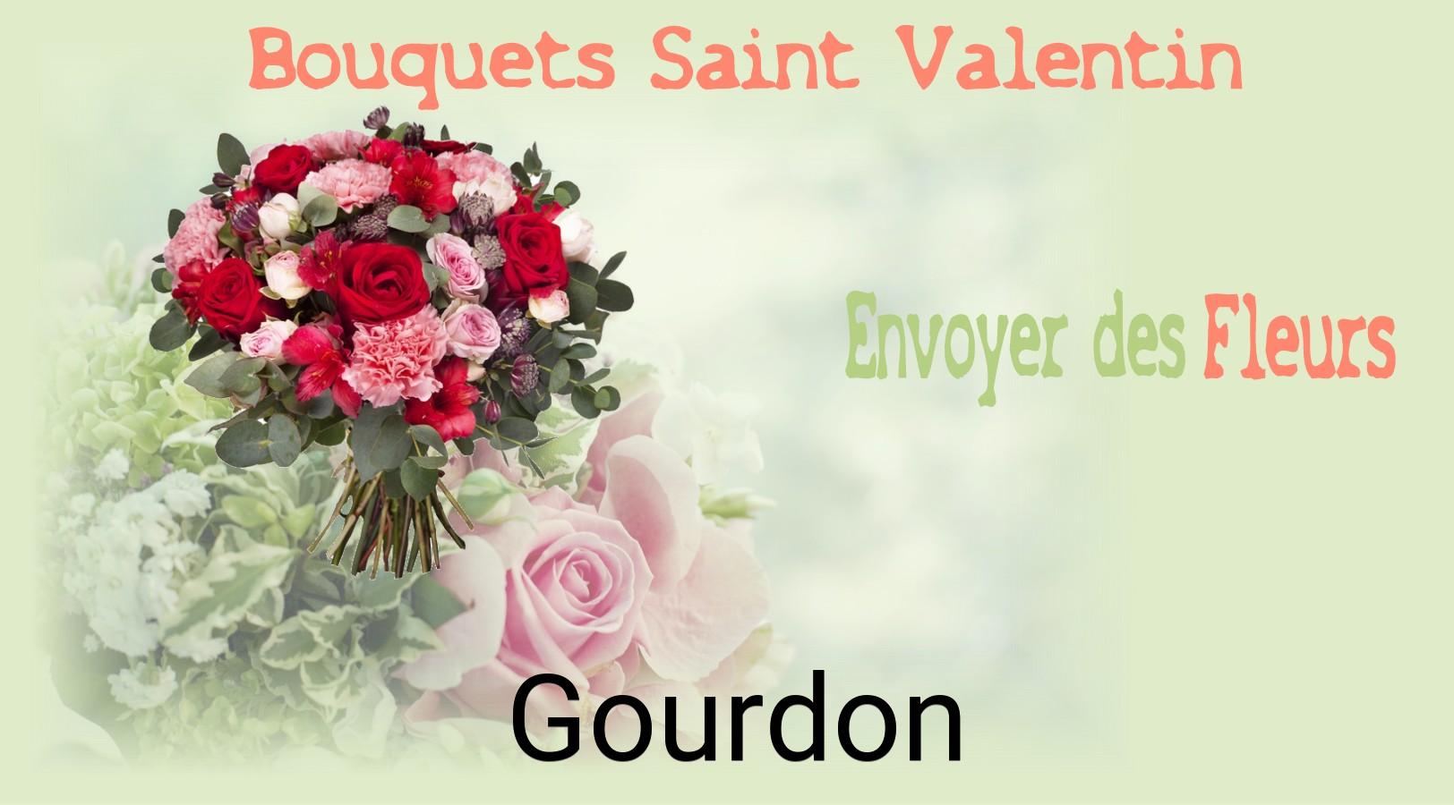 Roses de Saint-Valentin livrées à Gourdon